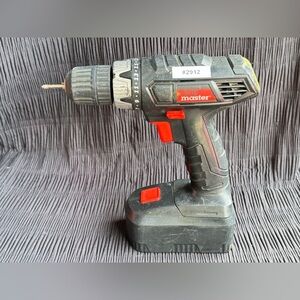 #2912 Drill Master 69651 18V Cordless Drill Driver w/ Battery